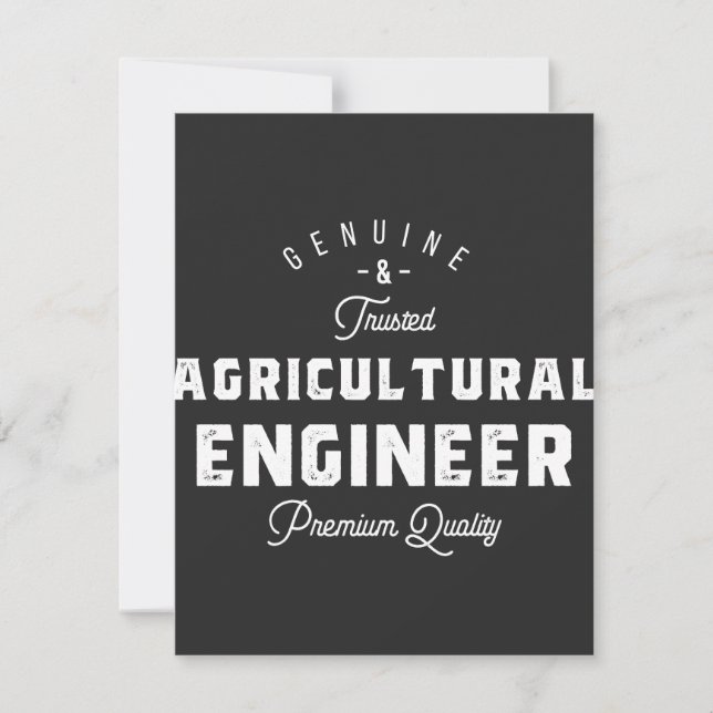 Agricultural engineer, cool, engineer, engineering (Front)