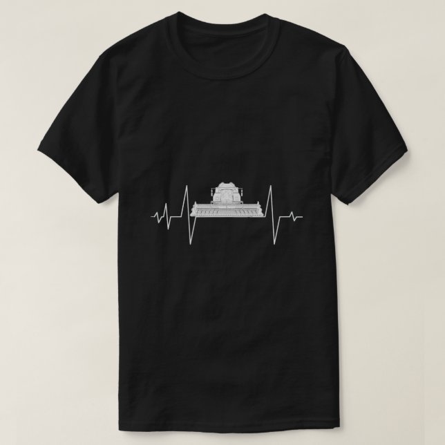 Agriculture Combine Harvester Farm T-Shirt (Design Front)
