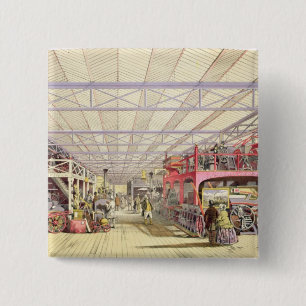 Agriculture, from 'Dickinson's Comprehensive Pictu 2 Inch Square Button