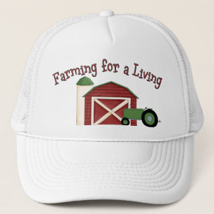 Agriculture pour vivre du casquette de tracteur de