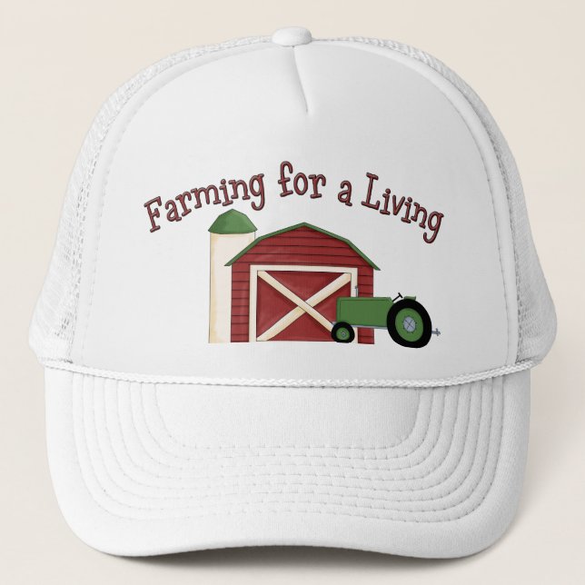Agriculture pour vivre du casquette de tracteur de (Devant)