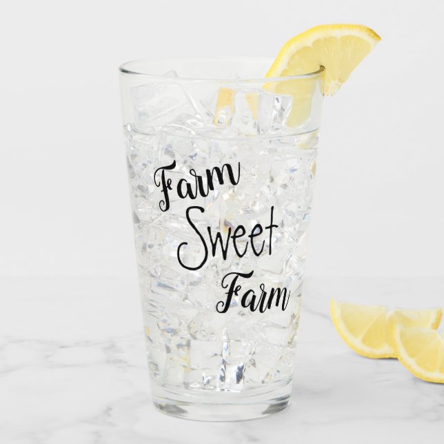 Agritourisme de ferme en verre à boire (Dos glace)