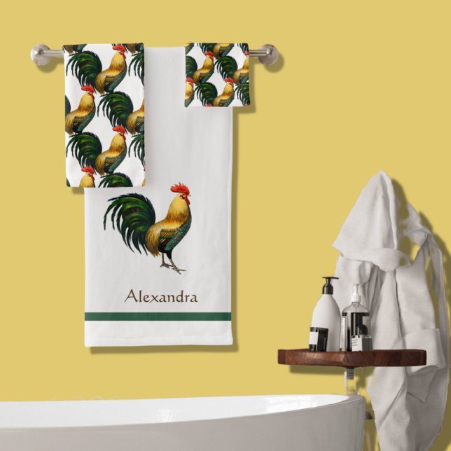 Agritourisme Rooster coloré personnalisé (Créateur téléchargé)