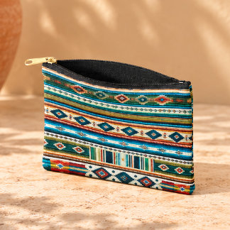 “AGUA” HISPANIC-HERITAGE SMALL ACCESSORY POUCH