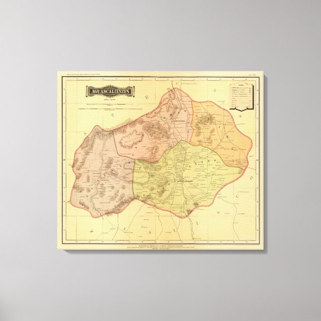 Aguascalientes Canvas Print (Front)