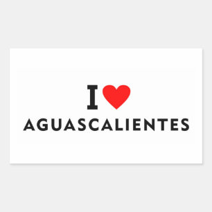 Aguascalientes Mexico love city heart like travel Sticker