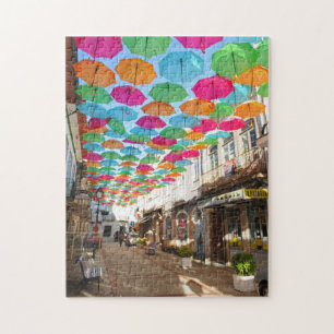 Agueda Umbrella Sky- The Real Portugal Jigsaw Puzzle