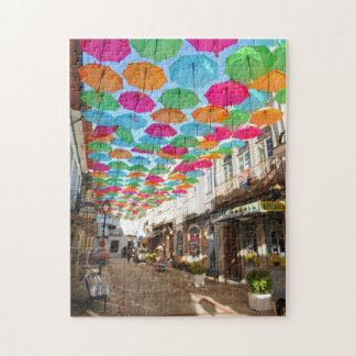 Agueda Umbrella Sky- The Real Portugal Jigsaw Puzzle