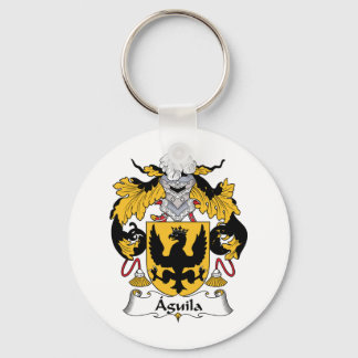 Aguila Family Crest Keychain