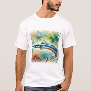 Agujon Sable 130924AREF106 - Watercolor T-Shirt