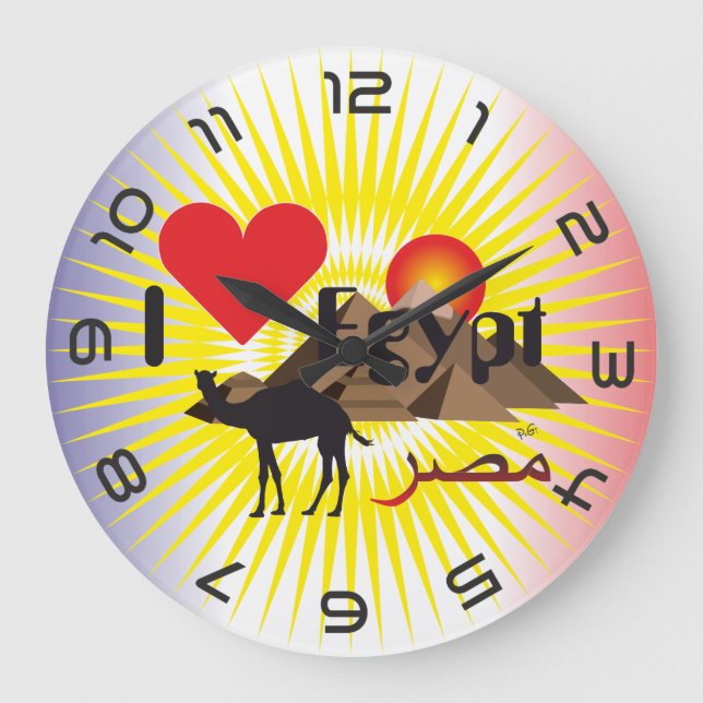 Ägypten - Egypt Uhr Large Clock (Front)