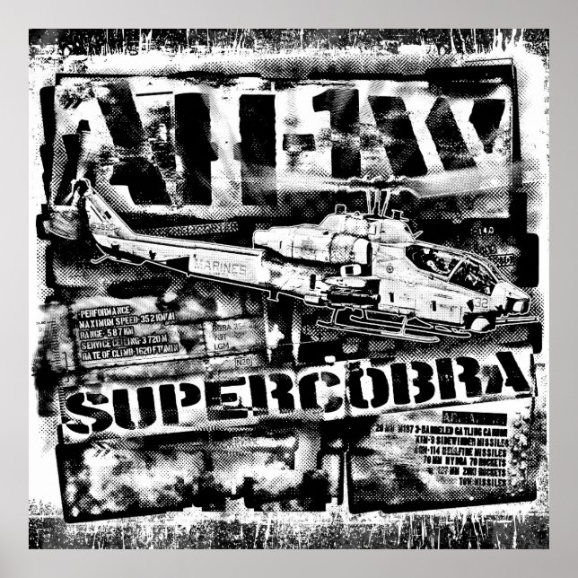 AH-1 SuperCobra Poster Poster (Front)