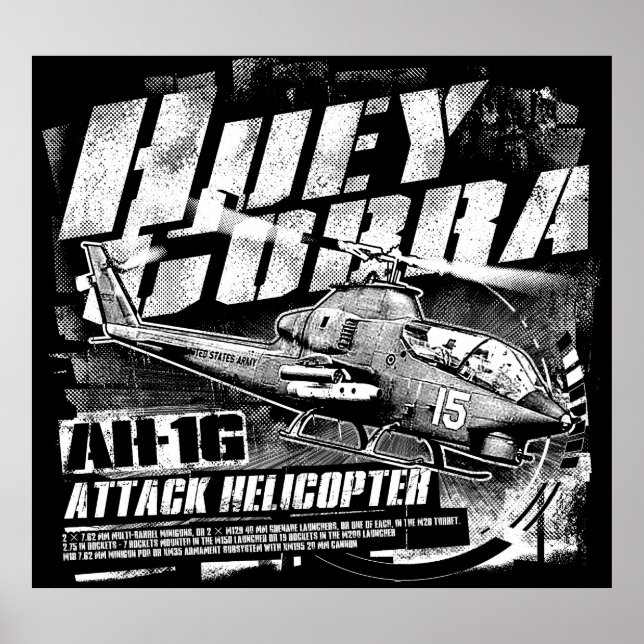 AH-1G HueyCobra Poster Poster (Front)