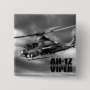 AH-1Z Viper 2 Inch Square Button