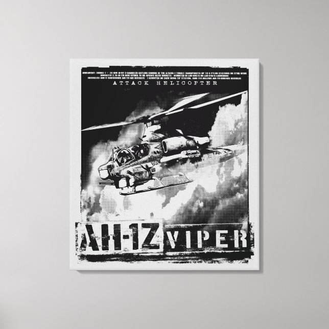 AH-1Z Viper Canvas Print (Front)
