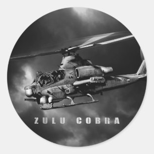 AH-1Z Viper Classic Round Sticker