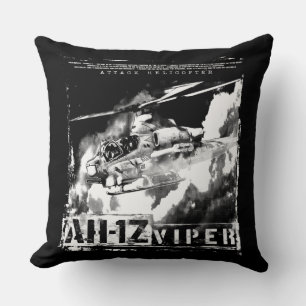 AH-1Z Viper Throw Pillow