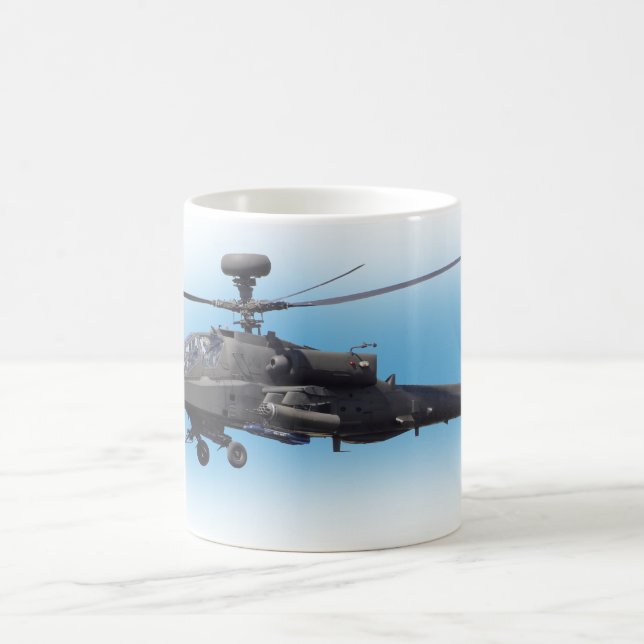AH-64 Apache Helicopter Coffee Mug (Center)