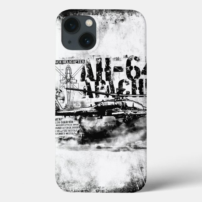 AH-64 Apache iPad Mini  Case (Back)