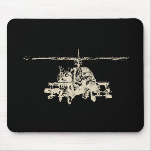 AH-64 Apache Mouse Pad