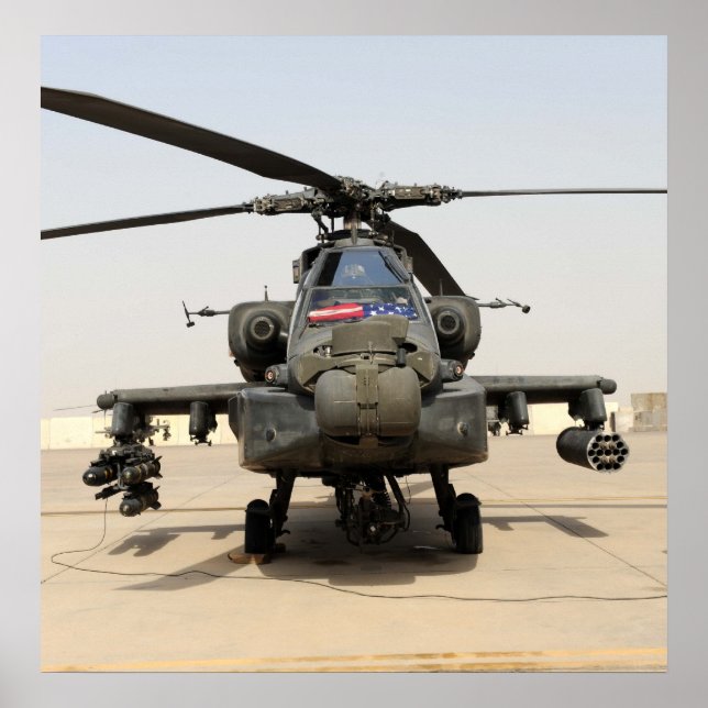 AH-64 Apache Poster (Front)