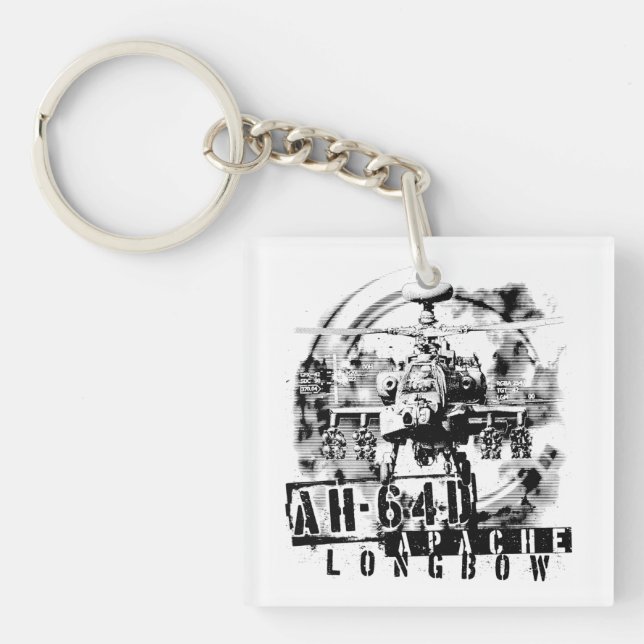 AH-64D Apache Longbow Keychain (Front)