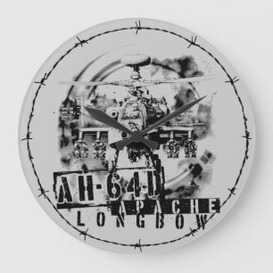 AH-64D Apache Longbow Large Clock