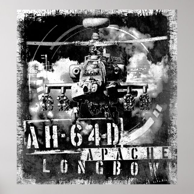 AH-64D Apache Longbow Poster (Front)