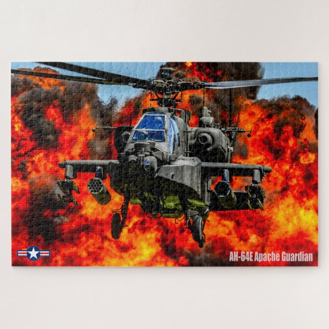 AH-64E APACHE GUARDIAN (20x30 INCH) Jigsaw Puzzle (Horizontal)