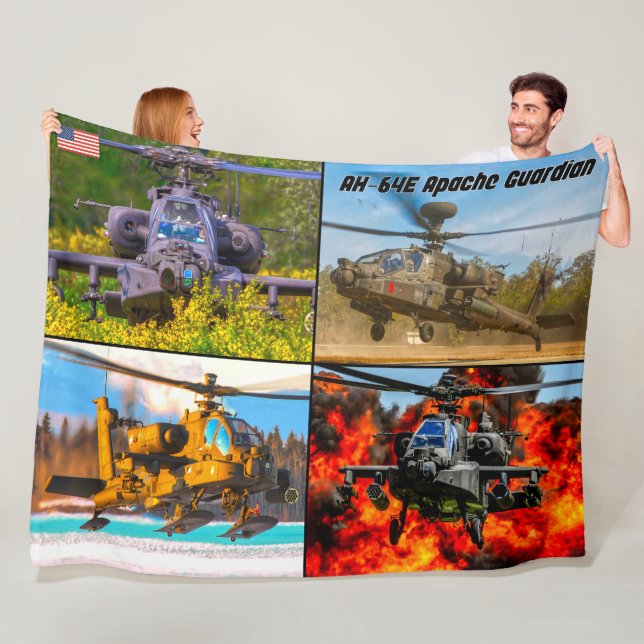 AH-64E APACHE GUARDIAN FLEECE BLANKET (In Situ)