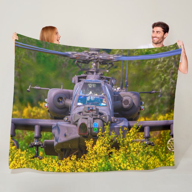 AH-64E APACHE GUARDIAN FLEECE BLANKET (In Situ)