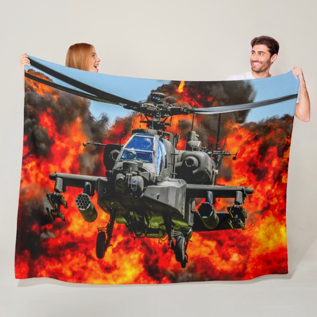AH-64E APACHE GUARDIAN FLEECE BLANKET (In Situ)