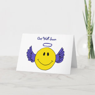 AH-Angel Face Get Well Soon Card