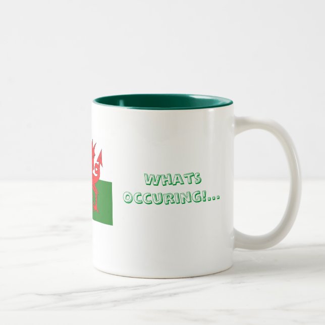 Ah ! , Ce qui se produit ! … tasse de drapeau de (Droit)