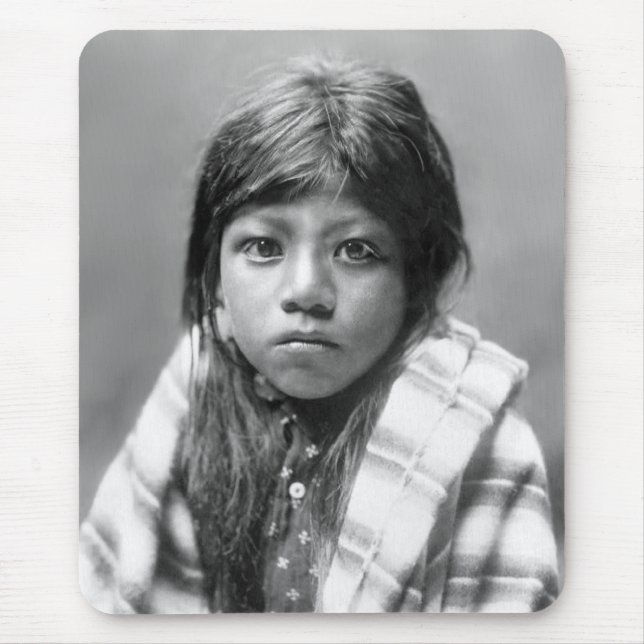 Ah Chee Lo (Native American Girl) Mouse Pad (Front)