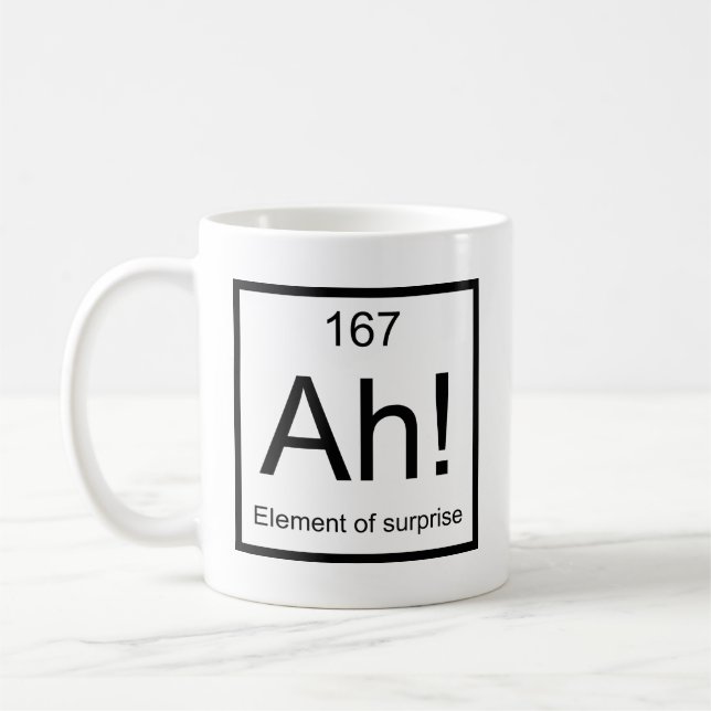 Ah! Element of Surprise Coffee Mug (Left)