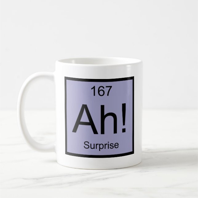 Ah! Element of Surprise Coffee Mug (Left)