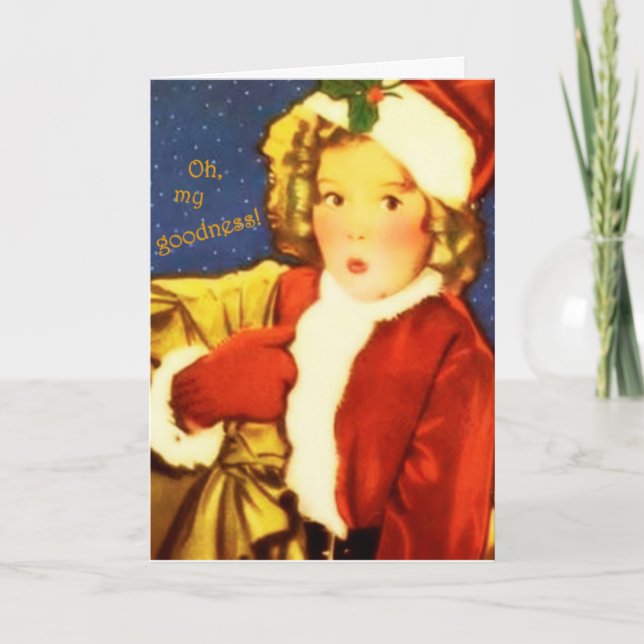 Ah, ma qualité ! Carte de Noël (Devant)