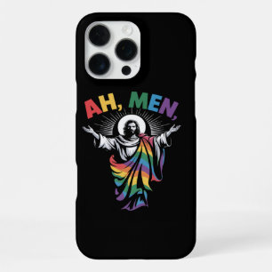 Ah Men Funny LGBT Gay Pride iPhone 16 Pro Max Case