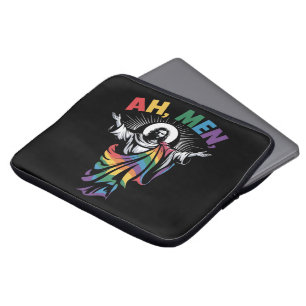 Ah Men Funny LGBT Gay Pride Laptop Sleeve