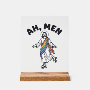Ah Men Roller Skating Foi Vector Design_1