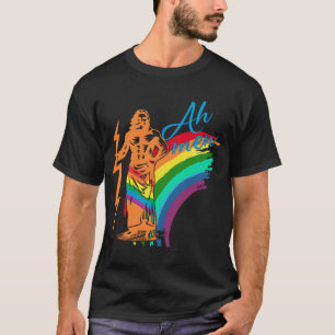 Ah Men Support LGBTQ Gay Pride Month Cute Gay For  T-Shirt
