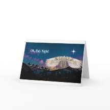 Ah, nuit sainte - carte de Noël