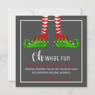 Ah, quelle invitation de fête de Noël d'amusement