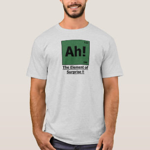 Ah ! The Element of Surprise Ash & Green T-Shirt