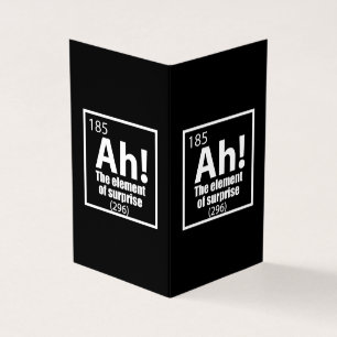 Ah! The Element of Surprise Funny Chemistry Joke