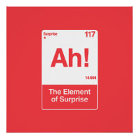Ah The Element Of Surprise - Funny Chemistry