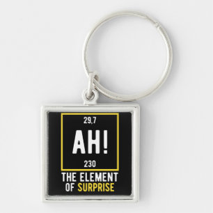 Ah The Element of Surprise Keychain