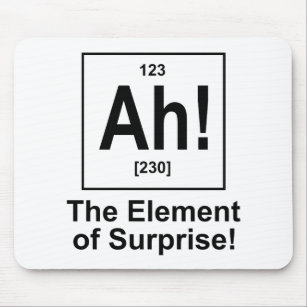 Ah! The Element of Surprise. Mouse Pad