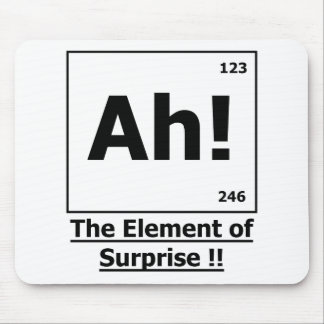 Ah ! The Element of Surprise Mousepad